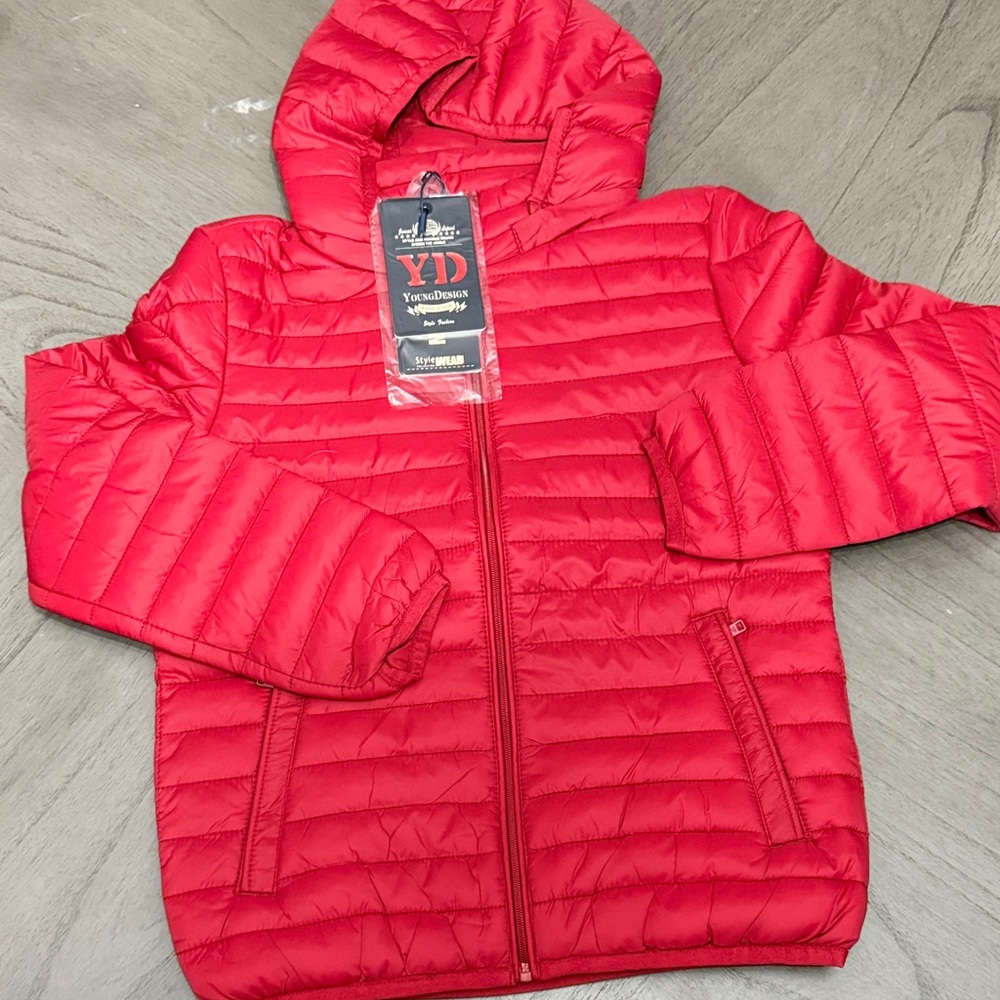 Red Kids Puffer Jacket